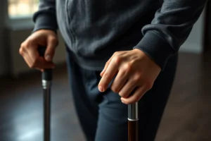 Walking On Cane